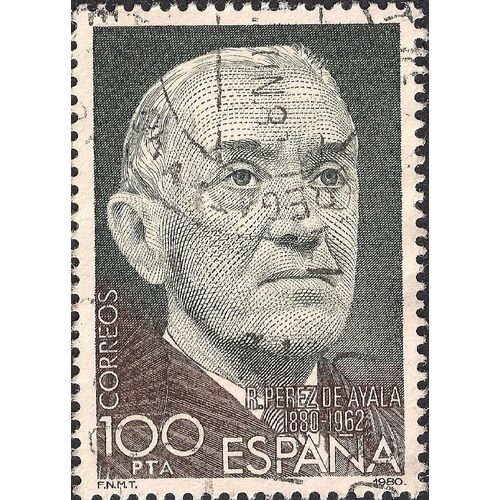 SPAIN, Ramon PÚrez de Ayala, brown 1980, 100 Ptas
