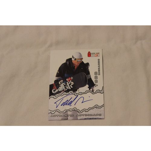 Todd Richards 2000 Press Pass Rage GRAFFITI AUTOGRAPH Extreme Sports