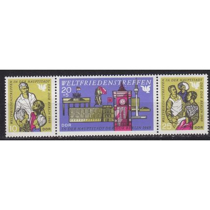 GERMANY DDR [1969] MiNr 1478-80 WZd207 ( **/mnh )