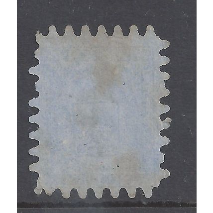 FINLAND 1866 20p. BLUE ON BLUE USED SG 36