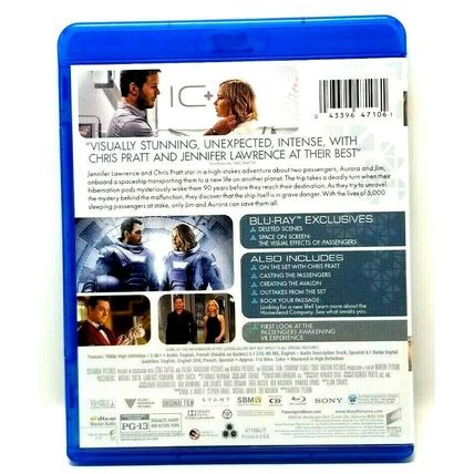 Passengers Blu-ray Disc, 2017 (L39)