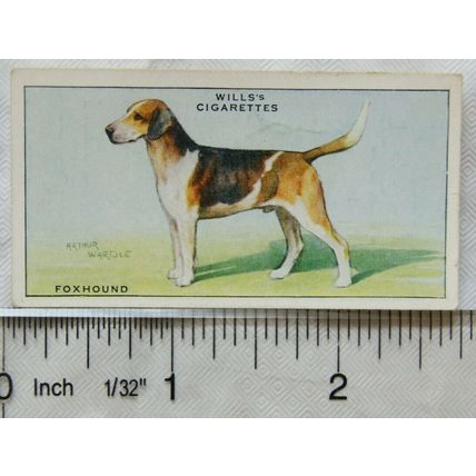 1937 Wills Dogs No. 15 Foxhound