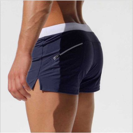 Men's Summer Swimwear Swimsuit Boy Swimsuits Boxer Shorts Swim Trunks Swimming