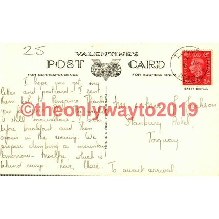 Bridge, Tal-y-Bont, Wales, Valentines Postcard 1939