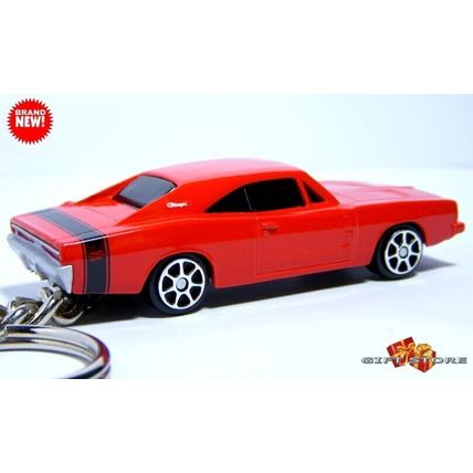 KEYCHAIN ORANGE 1969 DODGE CHARGER RT CUSTOM Ltd. Ed. GREAT GIFT NOVELTY