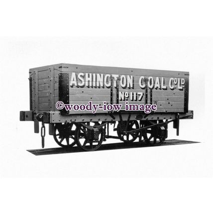 pu0359 - Railway Wagon no 117 - Ashington Coal Co , London - print 6x4