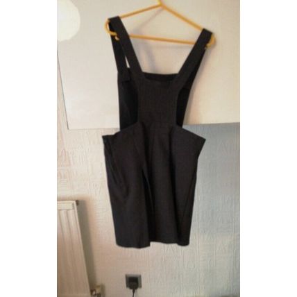 Girls School Grey Pinafore Shorts Jumpsuit Dress Age 6 By Tu BNWOT