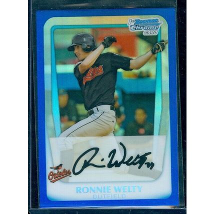2011 Bowman Chrome Prospects Blue Refractors #BCP205 Ronnie Welty 103/150