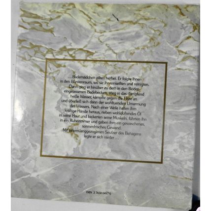 In den Tempeln der Badelust : Architekturen der Sinnlichkeit. 1986 Hardcover/DJ