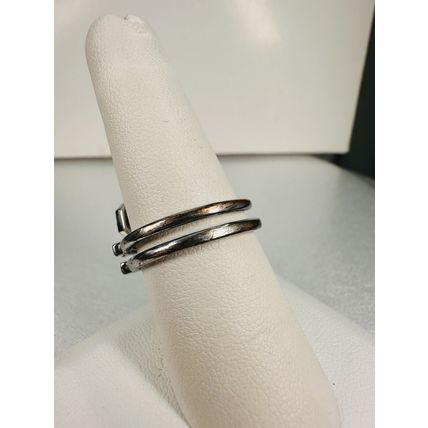 Bomb Party Ring Jewelry BP Sz7 Revealed RBP Light Pink Rhodium Pl Heavy Wear