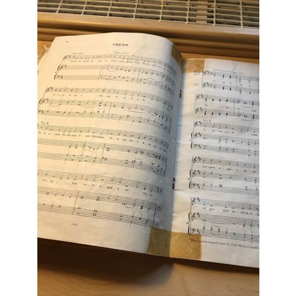 Mass in Honour of St Brigid. Sheet music c. 1890, 19 pages. collectable