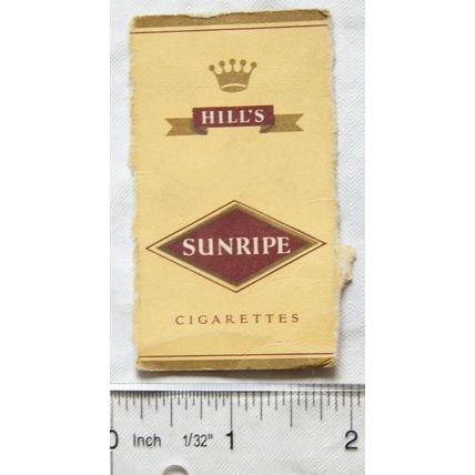 vintage Hills Sunripe Cigarette Packet (Front Only)