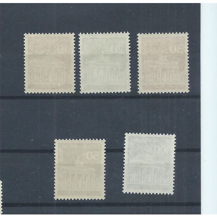 Berlin stamps 1966 Brandenburg Gate set MNH SG B281 - B284a (L809)