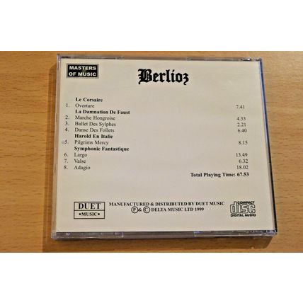 Berlioz - Le Corsaire. La Damnation De Faust. Harold En Italie. etc CD (1999) VG