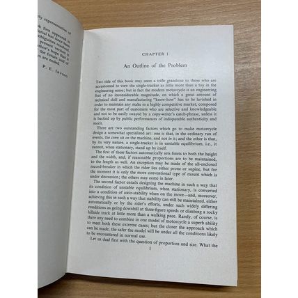 RARE* 1961 "MOTORCYLE ENGINEERING" 1ST ED P E IRVING ILLUSTRATED HB BOOK (P4)