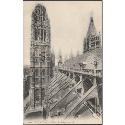 La Tour de Beurre, Rouen, 1912 - Lévy CPA LL160