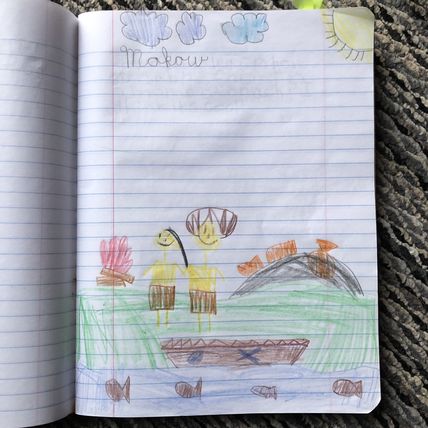 Original Writings By Piper Korff COMPOSITION NOTEBOOK School Work 2013