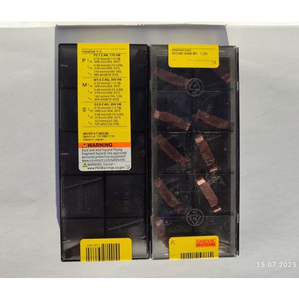 SANDVIK N123H2-0500-RO 1125 CoroCut 1-2, 1box=10pcs New
