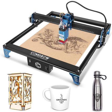Comgrow Z1 Laser Engraving Machine 5W Output Power, Laser Cutter and Engraver Ma