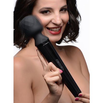 Diamond Head 24X Rechargeable Silicone Wand Essentials Massager Hitachi Like New