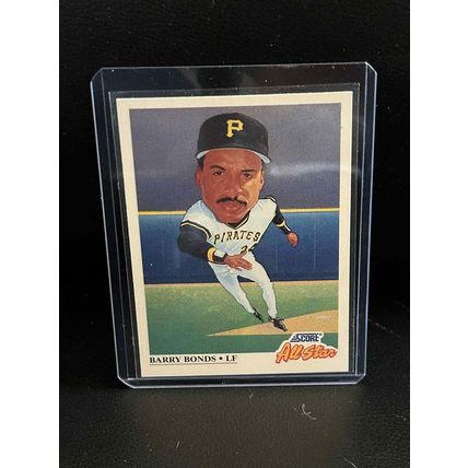 Barry Bonds #668 | 1991 Score Baseball Trading Card