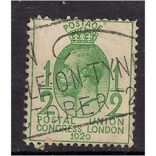 GB 1929 KGV 1/2d Green 9th UPU SG 434 (G174