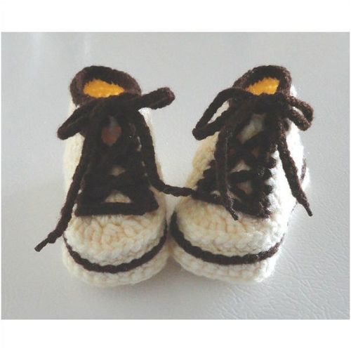 Baby booties #B015 converse tennis trainers shoes footwear unisex 5-7 months