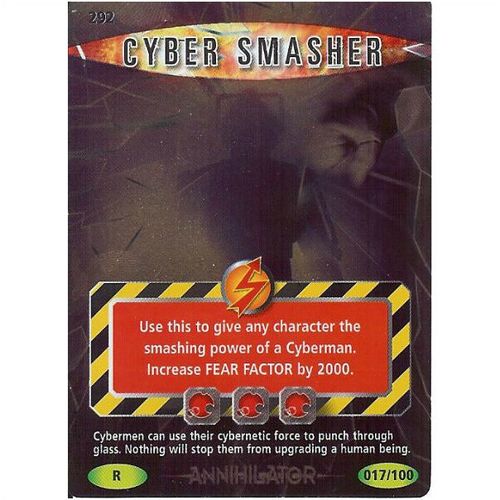 Dr Doctor Who Battles In Time Annihilator Rare #292 Cyber Smasher