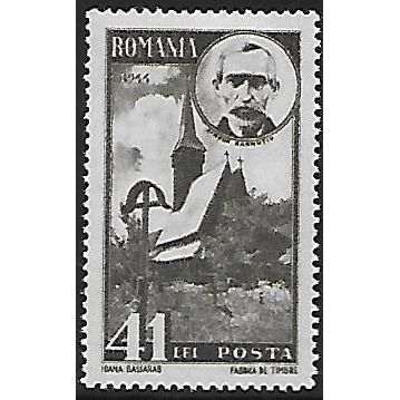 Mi 843: 41 L. grey-olive Liberation of Northern Transylvania: S. Barnutiu.