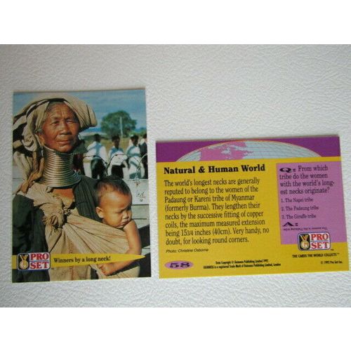 Pro Set 1992 Guinness Book of Records Trade Cards Card Variants (eb2)