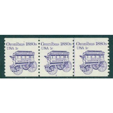 1897 1c Omnibus Very Fine MNH Dry Gum PNC 2/3 A02012