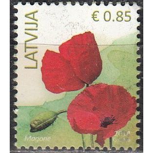 Latvija 2014 Fleur 0.85 Euro O Cachet rond
