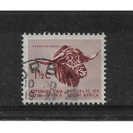 SouthAfrica.SG186 1c Black Wildebeest.Fine Used.May22