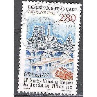 France 1995 Michel 3098 O Cote (2008) 1.00 € Orléans Cachet rond