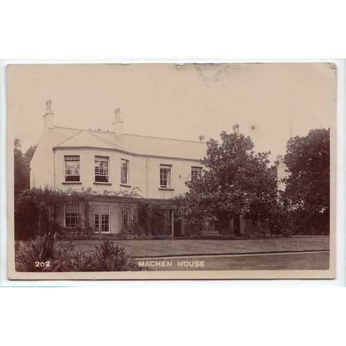 Machen House Machen Nr Caerphilly 1906 RP Postcard