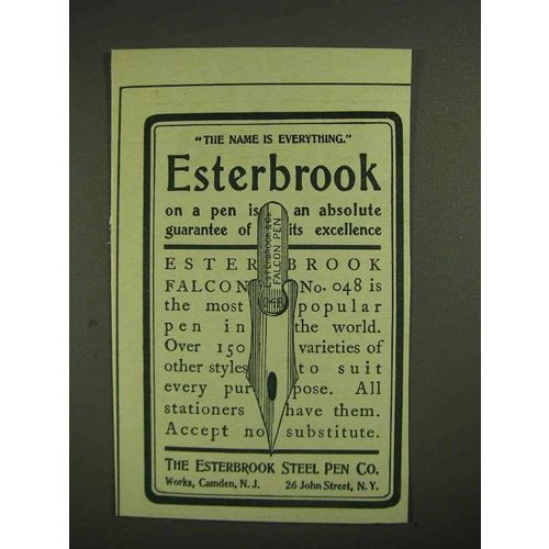 1903 Esterbrook Falcon No. 048 Pen Ad