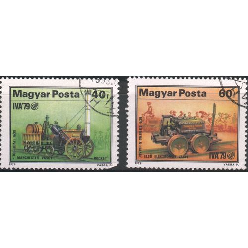 Hungary 1979 - SG3237/8 - 40ft & 60ft - Transport Exhibition x 2 - used