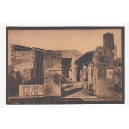 Roman Ruins Ancient City of Pompeii Postcard Italy 144