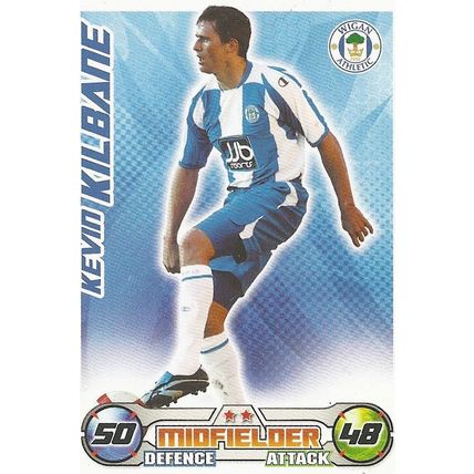 Topps Match Attax 2008/09 Cards: Wigan Athletic - Midfielder, Kilbane