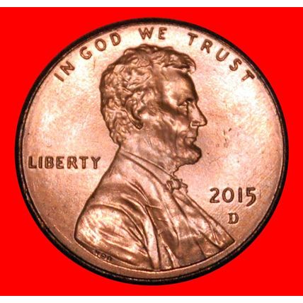 SHIELD (2010-2020): USA ★ 1 CENT 2015D★LINCOLN 1809-1865★LOW START★NO RESERVE!