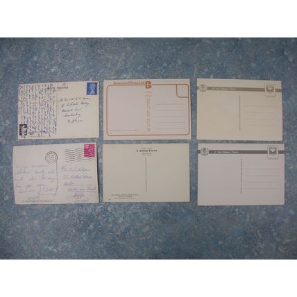 6 old Scottish (Scotland) Postcards – Huntly Castle, Loch Trool, Trossachs etc.