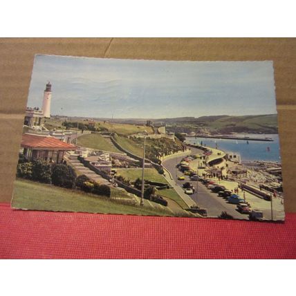 THE HOE TERRACES, PLYMOUTH, DEVON used vintage postcard 1963 pm =
