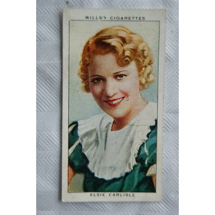 1935 Wills Radio Celebrities 2nd series No. 44 Elsie Carlisle