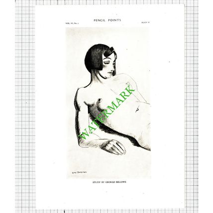 George Bellows Artist - 1925 Cutting