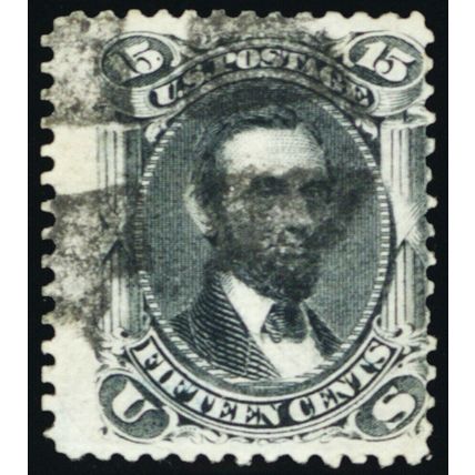 98, Used 15¢ Lincoln Stamp LOW PRICE! Cat $275.00 - Stuart Katz