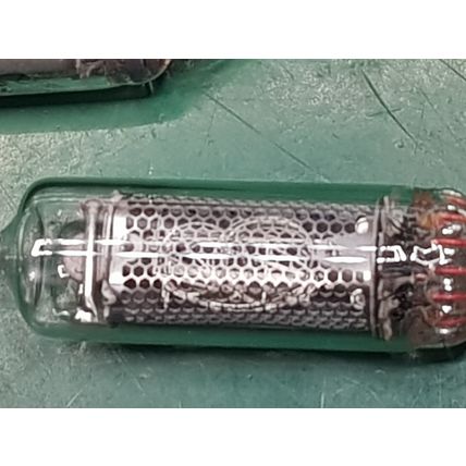 4 pcs of used IN-16 / ИН-16 Nixie tubes for clock plus plastic spacers (2023)