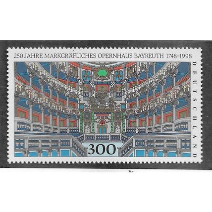 GER 1998 U/M 300pf 'BAYREUTH OPERAHOUSE' (EBID78-830)