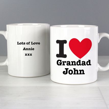 Fathers Mug for dad boyfriend mum friends girlfriend nan family personalised