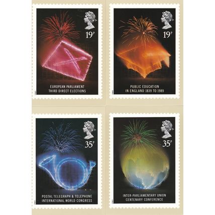 Great Britain: 1989 Celebrations Of Anniversaries PHQ Cards. Ref: S0141