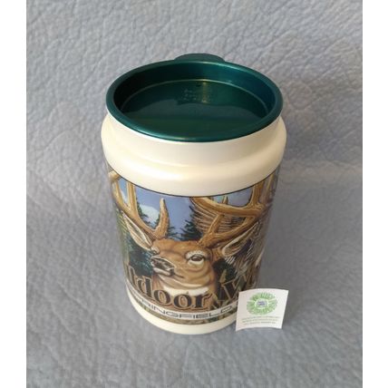 OUTDOOR WORLD SPRINGFIELD MISSOURI PLASTIC TRAVEL COFFEE MUG BASS PRO SHOPS